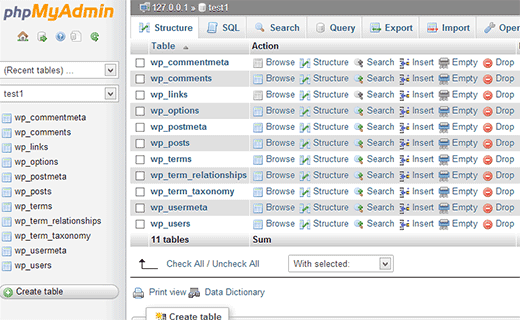 WordPress Database Prefix