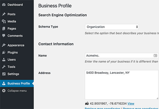 Business Profile Business Profile