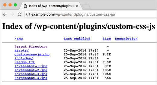 Directory Indexing and Browsing