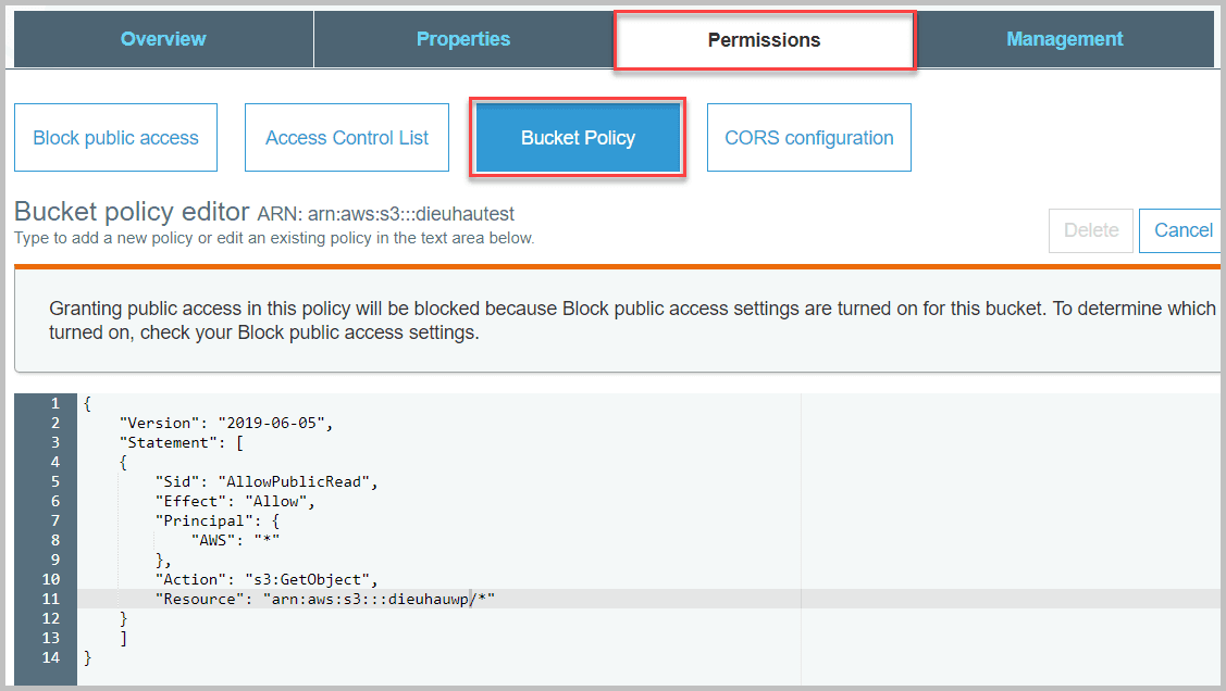 Bucket-S3-Permissions