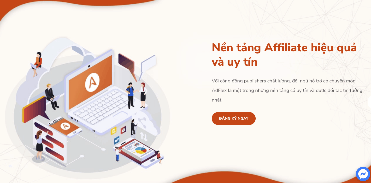 Adflex là Affiliate Network tại Việt Nam chuyên về mảng CPA.