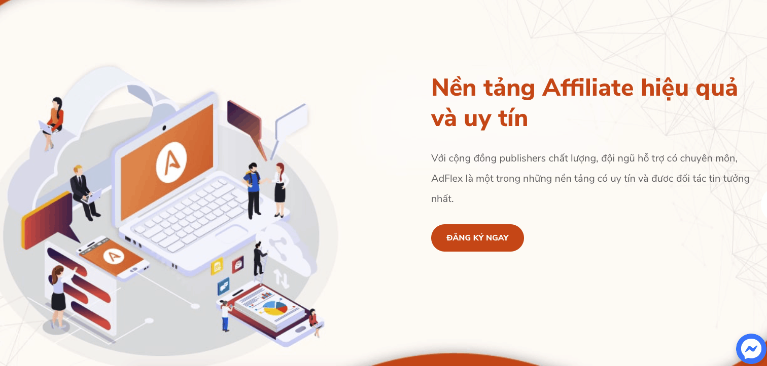 Adflex Affiliate Network tại Việt Nam.