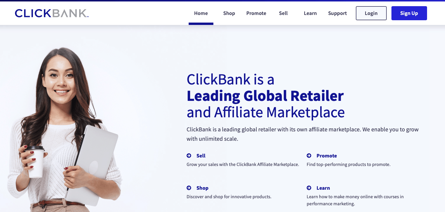 Clickbank Affiliate Network.