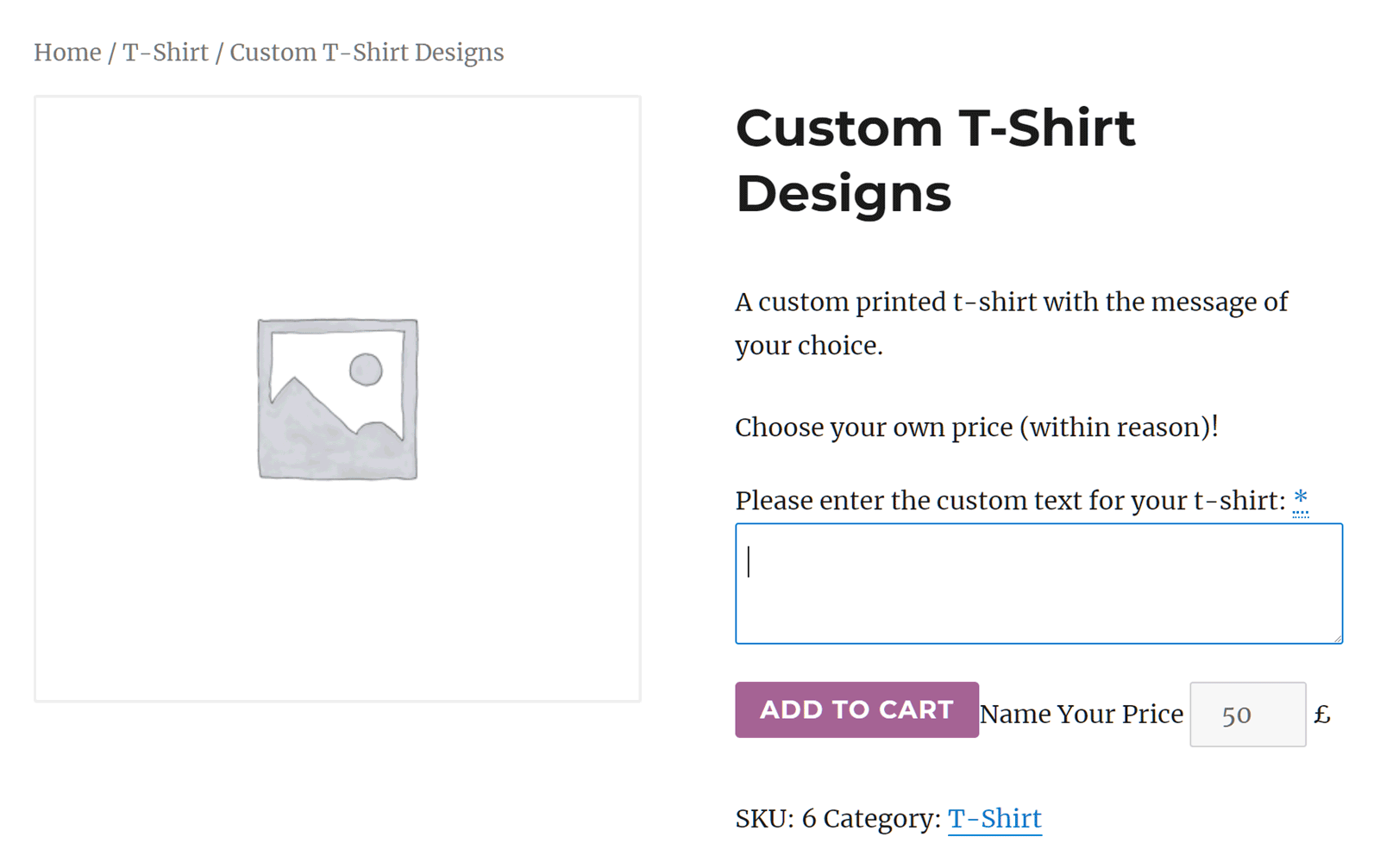 Module Product Input Fields